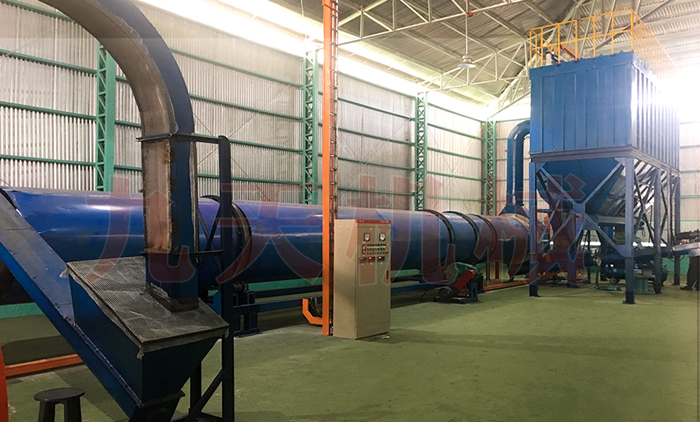 玉米秸稈烘干機(jī)現(xiàn)場圖